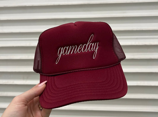 Gameday Trucker Hat | Maroon