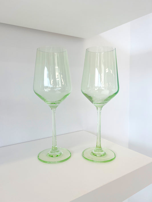 The Alana Glass | Pastel Green