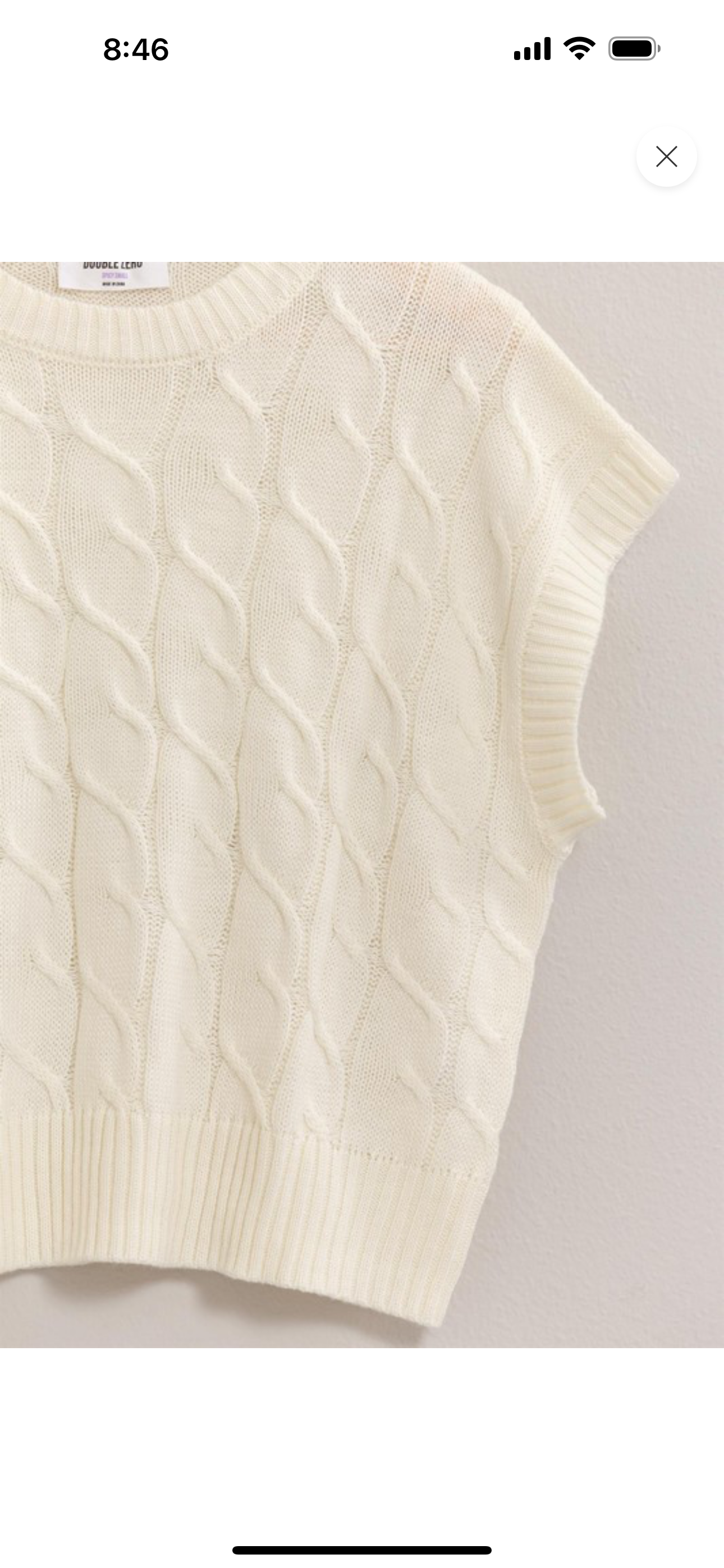 The Chelsea Sweater Vest | Ivory