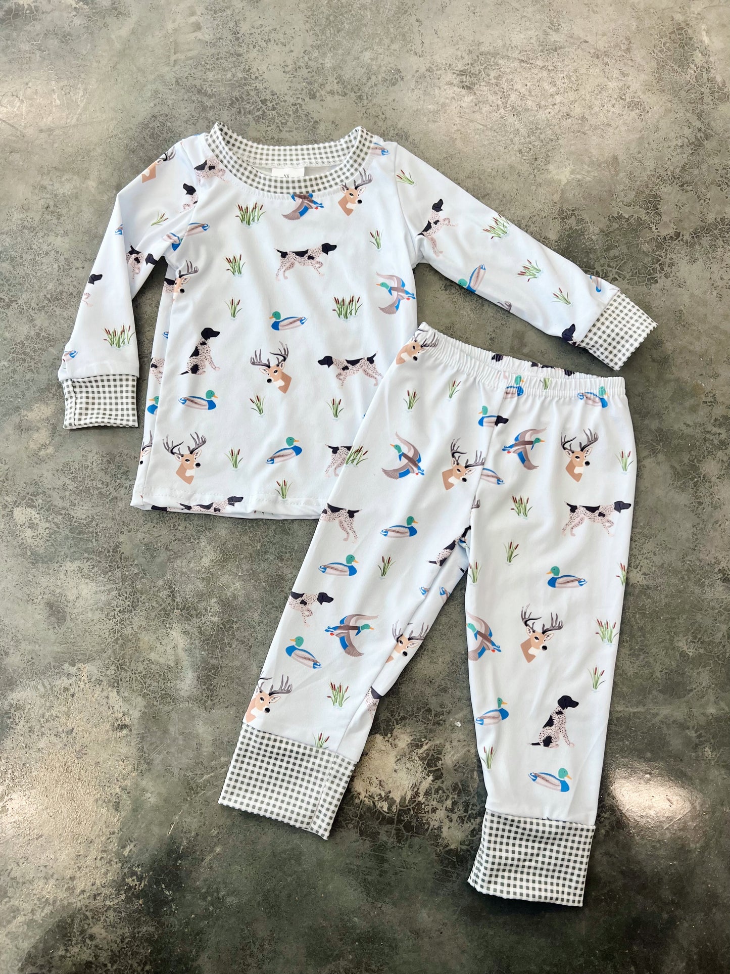 Baby Boy Deer/Duck PJ Set