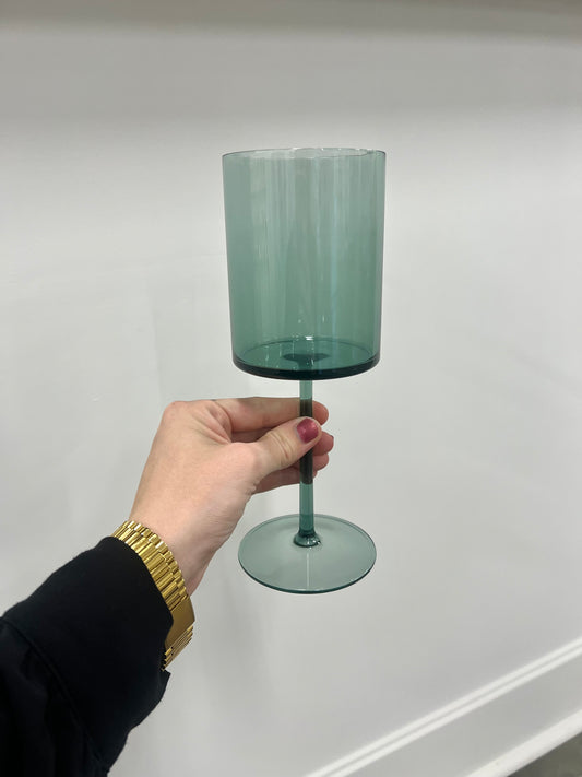 Acrylic Square Glass | Teal