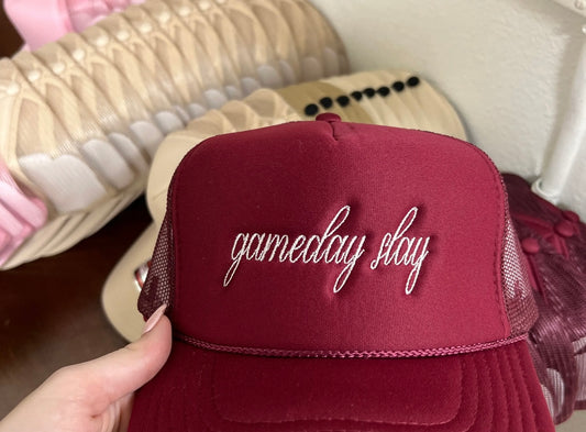 Gameday Slay Trucker Hat | Maroon