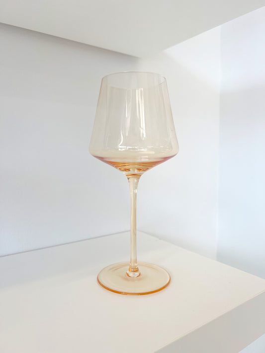 The Poppi Glass | Pastel Orange