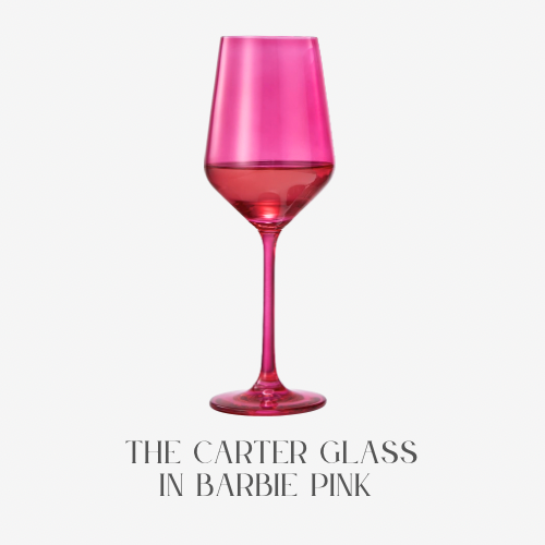 The Carter Glass in Barbie Pink