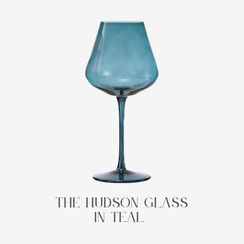 The Hudson Glass in Teal