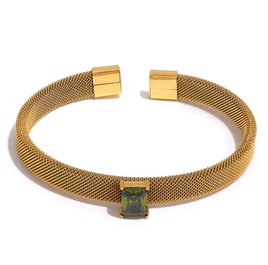 The Willow Bracelet in Olive