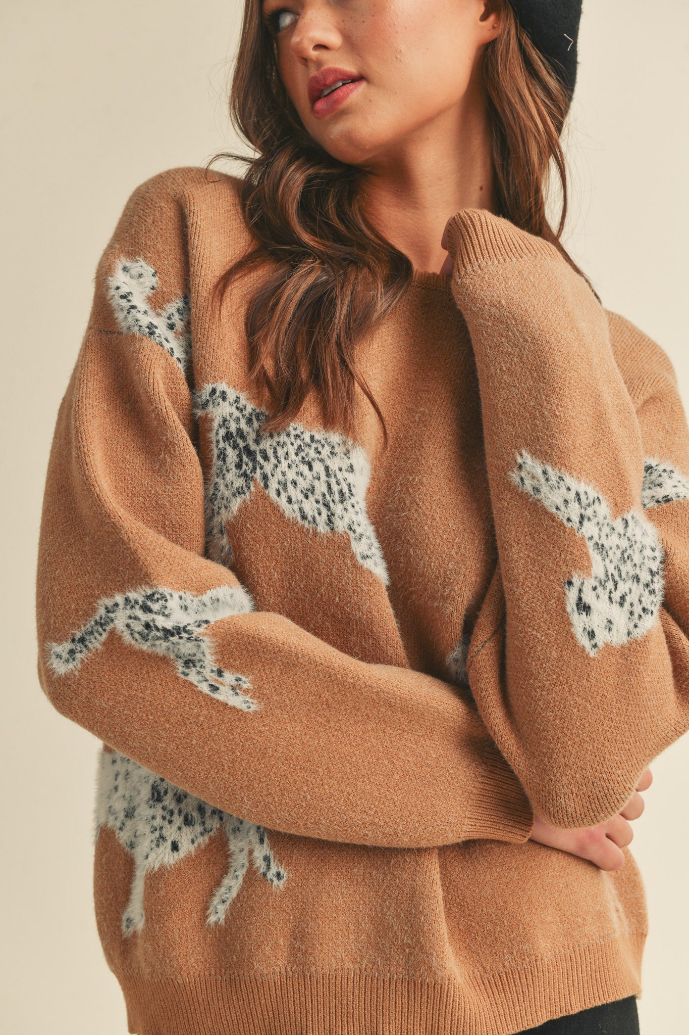 Fan Fav Leopard Knit Sweater