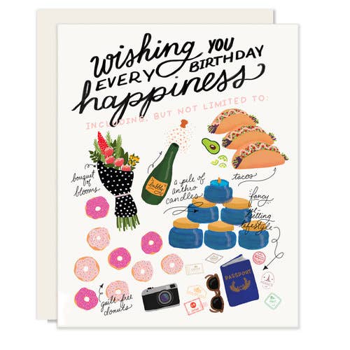 Every Happiness / Birthday Card
