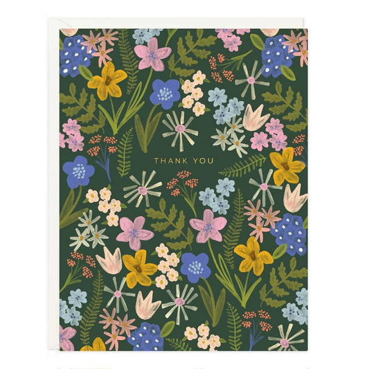 Floral Burst / Thank You Card