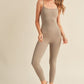 Lived In Jumpsuit / Taupe