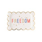 Freedom Scalloped Plate
