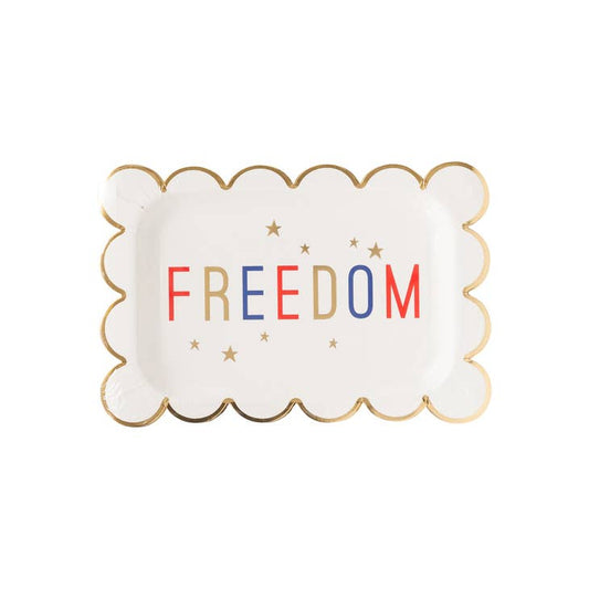 Freedom Scalloped Plate