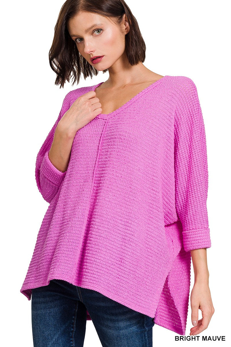 The Kimmie Sweater / Bright Mauve