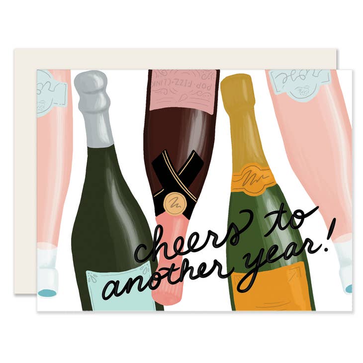 Champagne Card / Birthday Card